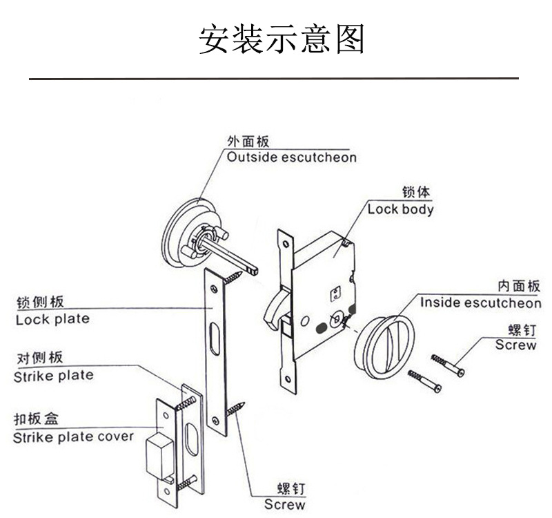 快猫在线免费观看快猫成人网站RSL-601BK 移门推拉圆形门锁