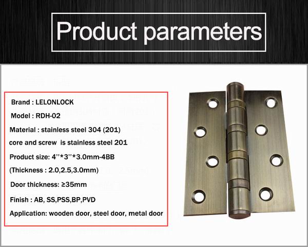 bearing hinge and silent hinge